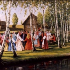 Разливалась лужговатая река - с. Балман Новосибирской области