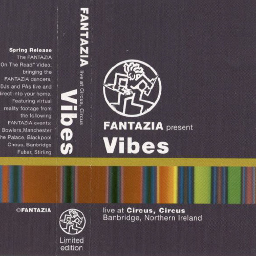 Dj Vibes @Fantazia Circus, Circus  Banbridge, Northern Ireland 1994-side a