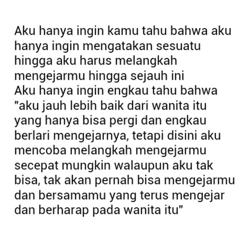 aku tak ingin engkau pergi