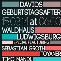 TIMO MANDL // !!David SGeburtstagsAfterhour!!@ Waldhaus Ludwigsburg