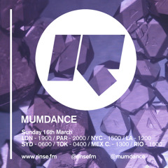 Mumdance Ft Novelist - Rinse FM - 16th March 2014