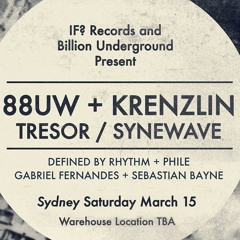 Krenzlin@Warehouse Sydney [Australia] (IF? Pres. Krenzlin)