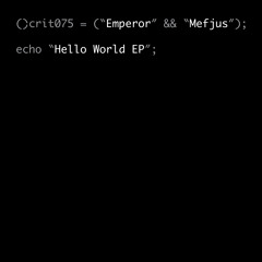 Emperor - Precursor (Mefjus Remix) [CRIT075]