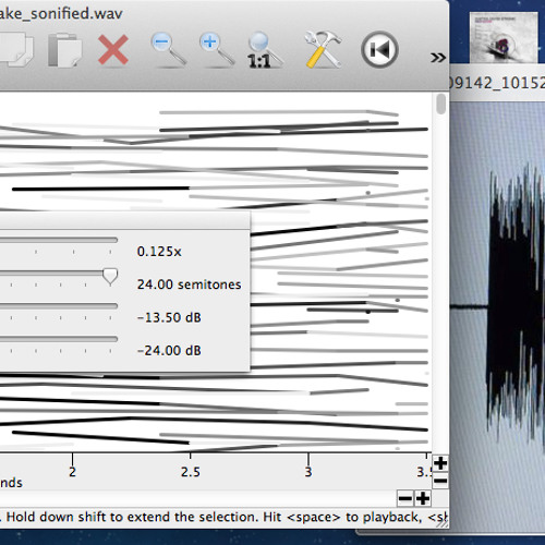 Earthquake Sonification (March 17th, 2014)