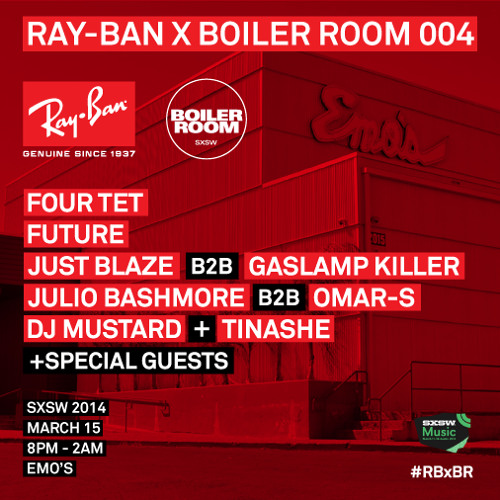 Ray-Ban x Boiler Room 004 - SXSW Warehouse Omar S b2b Julio Bashmore DJ set