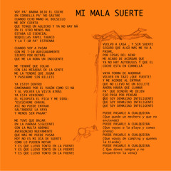MI MALA SUERTE