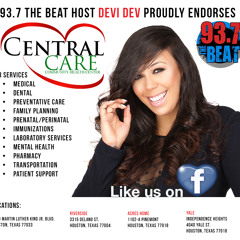 DEVI DEV with 93.7 THE BEAT For Central Care Community Health Center