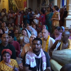 Agnidev Prabhu After Abhishek Kirtan Krishna Balaram Mandir 2014 Part 3