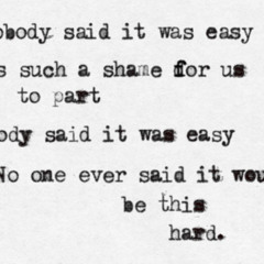 The Scientist ( Originally By Coldplay )