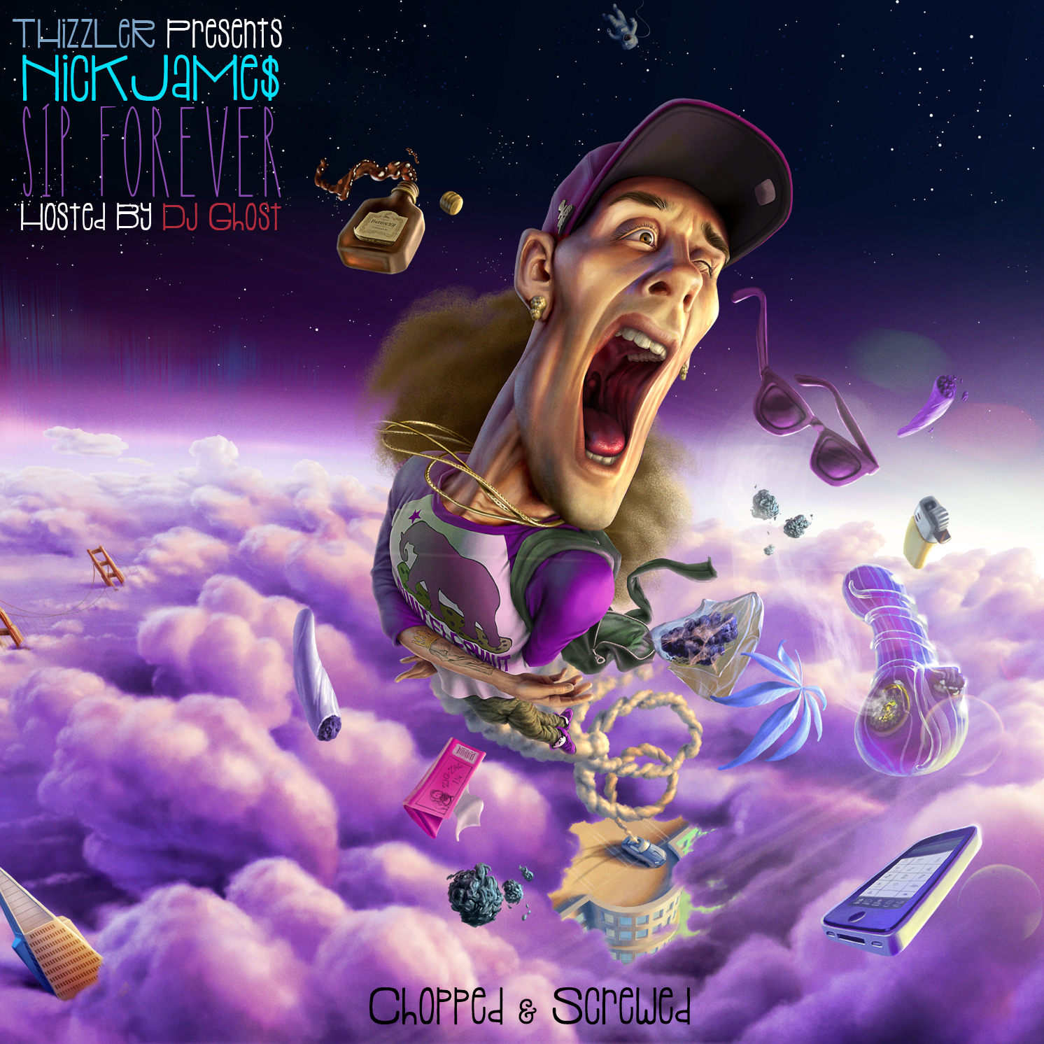 Nick Jame$ ft. NHT Boyz - Weed x Hennessy [Thizzler.com Exclusive]