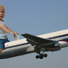 Baby Kinison...on a plane