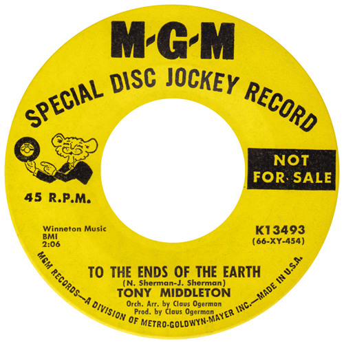 TONY MIDDLETON - TO THE ENDS OF THE EARTH