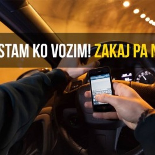 Tekstanje med vožnjo?