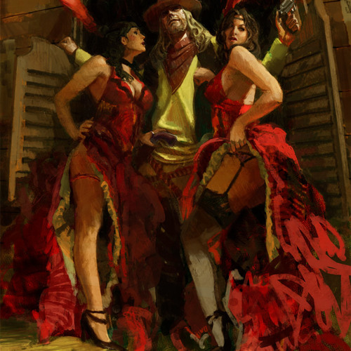 Sunset Riders Mr Pink Poncho's Western Rock Band OC ReMix