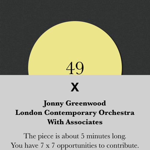 Jonny Greenwood & Wordless Music Orchestra - Self Portrait With Seven Fingers 3/29/14 Big Ears Fest