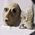 Artwork for paper mache god (James Sundquist on drums)