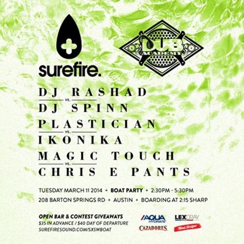 Plastician B2B Ikonika & Rashad B2B DJ Spinn @ SXSW - Rinse FM - 21st March 2014