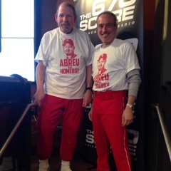 @Dan_Bernstein & Terry Boers get their red Cuban baseball pants (04/01/14)