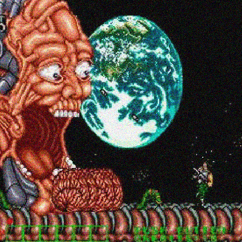 Midnight Resistance - Flood of Power  — ©1990, Data East (SEGA Megadrive)