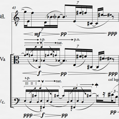 Trio (Seirēnes III) (for bass flute, viola, and cello)