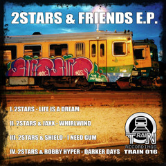 TRAIN016-04- 2STARS & ROBBY HYPER - DARKER DAYS - OUT NOW!