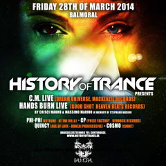Quincy @ History Of Trance in Balmoral (28.03.14)