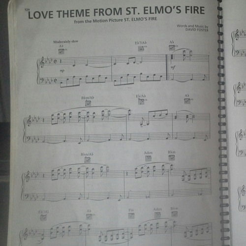Love Theme St Elmos Fire Piano Cover By Pandyagalih