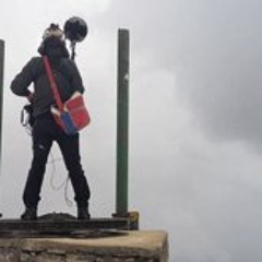 Wind singing in an old tube on the top of the mountain in Bolivia