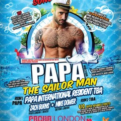 DJ Zach Burns - Papa "The Sailor Man" At Pacha London (April 2014)