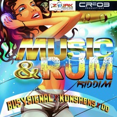 Music & Rum Riddim Mix by Dj Youth Rise (Dancehall)