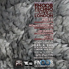 Fnoob Techno London - Live at Bar A Bar  12-04-14