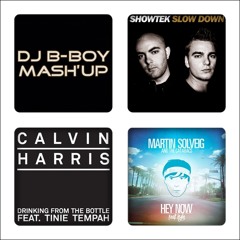 Showtek Vs. Calvin Harris Vs. Martin Solveig - Down From The Bottle Now (DJ B-Boy Mash'Up)