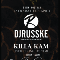 DJ RUSSKE - SANCTIFIED SATURDAY (19th April) Boutique Manchester