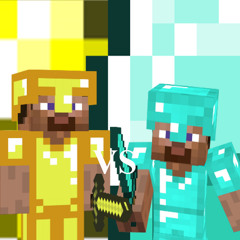 Gold vs Diamond. Epic Rap Battles Of Minecraft Season 2.
