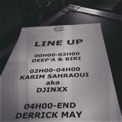 Deep'a & Biri @ Rex Club Paris 29/3/14 (Transmat Night)