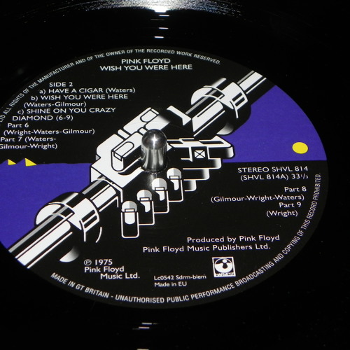 Download Lagu 1975 Pink floyd "Wish you were here" Vinyl rip.