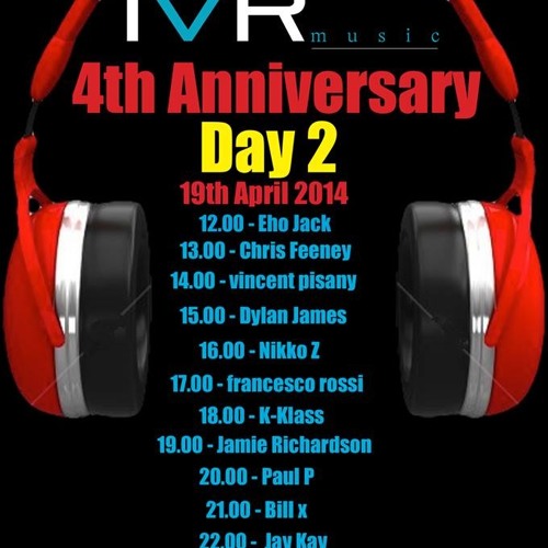 Jamie Richrdson Innervisions 4th Birthday 19/4/2014. Deephouse/Prog/Techno