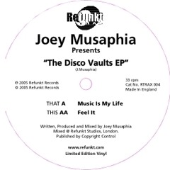 Joey Musaphia - Music Is My Life (The Disco Vaults EP)