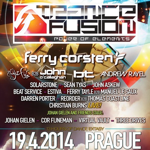 Trancefusion - Power Of Elements, Prague, Czech Republic [April 19, 2014]