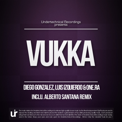 Diego Gonzalez, Luis Izquierdo & One.ra - Vukka Inclu. Alberto Santana remix