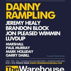 Mark Holliday - Shine at The Warehouse, Leeds 19th April 2014