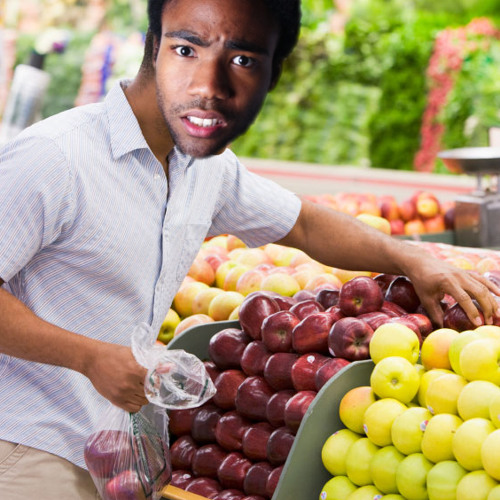 Childish Gambino Goes Grocery Shopping