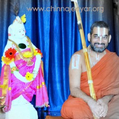 Chinna Jeeyar, "Krishno Rakshatunoo Jagatraya Guru:"