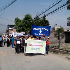 Procession de Pâques à Lalitpur, Népal