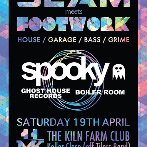 SPOOKY Live @ SLAM and FOOTWORK Present SPOOKY 19-04-14