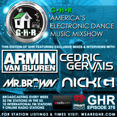 GHR - Ghetto House Radio - Armin Van Buuren + Cedric Gervais & More - Show 375