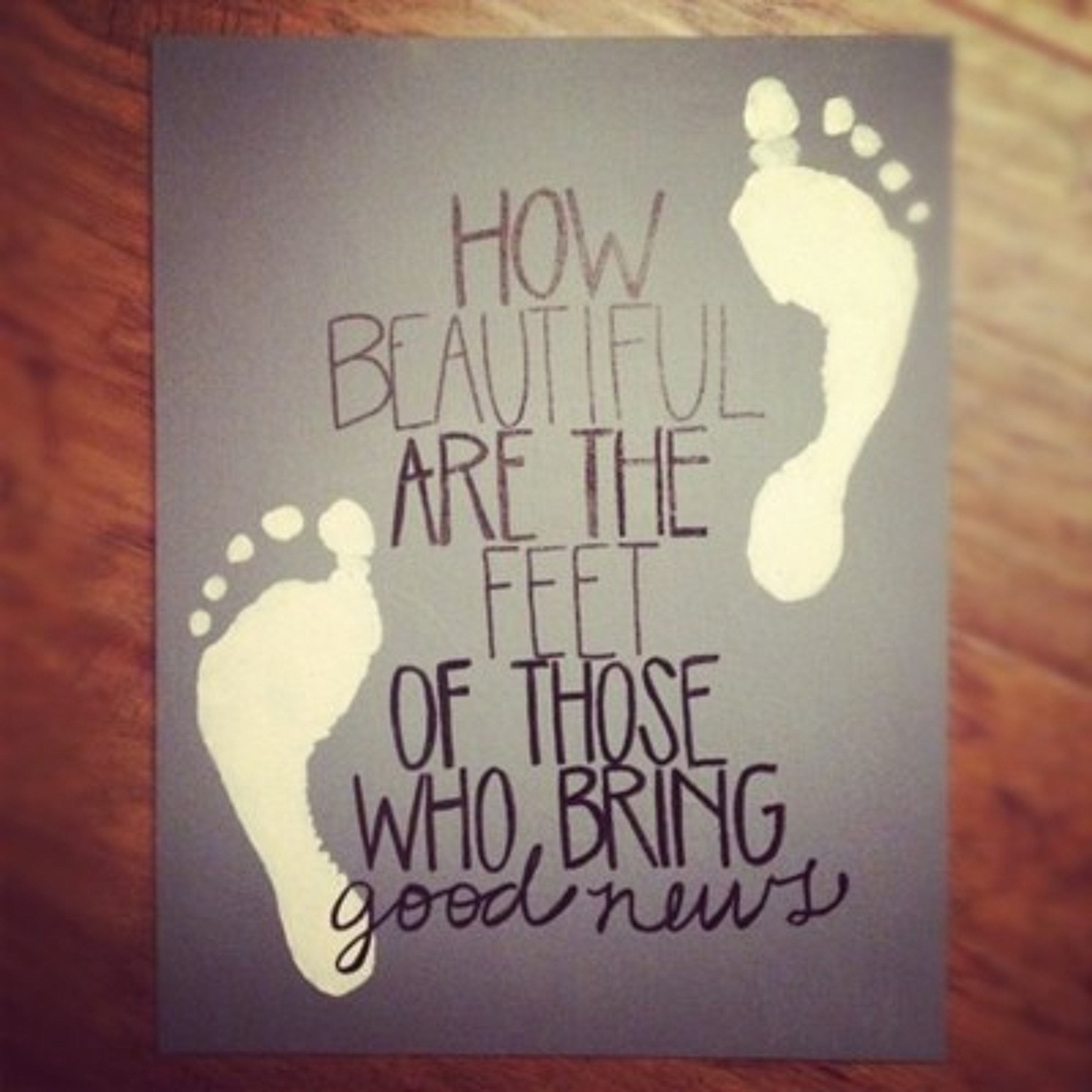 How beautiful are the feet of those who bring good news episode artwork