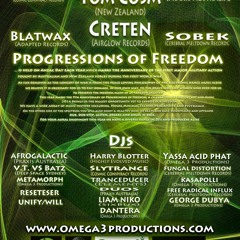 Harry Blotter Psytrance Dj Set @ Progressions Of Freedom (Brisbane) - Anzac Day 2014