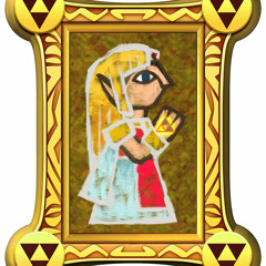 Zelda A Link Between Worlds : Zelda Turned Into A Painting