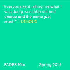 FADER Mix: UNIIQU3